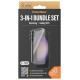 Panzerglass Bundle 3in1 set transparent case + foil + camera cover for Samsung Galaxy S24+