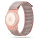 Tech-Protect Nylon Strap for Kids for Apple AirTag - Pink