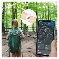 Tech-Protect Nylon Strap for Kids for Apple AirTag - Pink