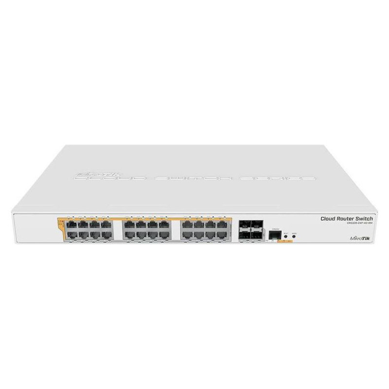 Mikrotik Switch|MIKROTIK|Type L3|Rack|24x10Base-T / 100Base-TX / 1000Base-T|4xSFP+|1xRJ45|CRS328-24P-4S+RM
