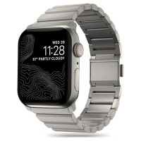 Tech-Protect SteelBand for Apple Watch 4 / 5 / 6 / 7 / 8 / 9 / SE / Ultra 1 / 2 (42/44/45/49 mm) - titanium