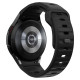 Tech-Protect Silicone Line Strap for Samsung Galaxy Watch 4 / 5 / 5 Pro / 6 / 7 / FE - Black