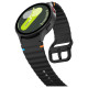 Tech-Protect Silicone Sport Strap for Samsung Galaxy Watch 4 / 5 / 5 Pro / 6 / 7 / FE - Black