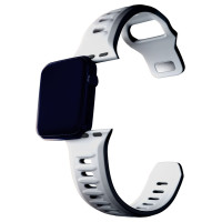 3Mk Protection 3mk Silicone Watch Strap for Apple Watch 42 / 44 / 45 / 49 mm - white