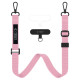 Tech-Protect C65 Rope Crossbody Leash - Pink