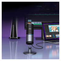 Ugreen CM769 Desktop Microphone with USB-A, RGB LED - Silver