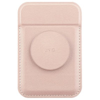 Uniq Flixa Magnetic Card Wallet with Stand Pink/Blush Pink MagSafe