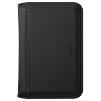 Uniq Lyden DS RFID Magnetic Wallet with Phone Stand - Black