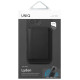 Uniq Lyden DS RFID Magnetic Wallet with Phone Stand - Black
