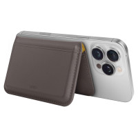Uniq Lyden DS RFID Magnetic Wallet with Phone Stand - Gray