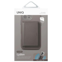 Uniq Lyden DS RFID Magnetic Wallet with Phone Stand - Gray