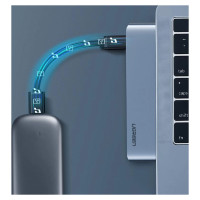 Ugreen multifunctional HUB 2x USB Type C to 3x USB 3.0 / TF / SD / USB Type C for MacBook Pro / Air gray (CM251 60560)