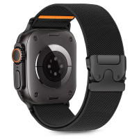 Tech-Protect Nylon Clasp for Apple Watch 44 / 45 / 46 / 49 mm - Black