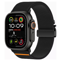 Tech-Protect Nylon Clasp for Apple Watch 44 / 45 / 46 / 49 mm - Black