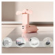 Jisulife Handheld Fan Life8 Portable USB Fan with Power Bank Function 2000mAh and Flashlight - Pink
