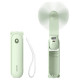 Jisulife Handheld Fan Life8 Mini Portable USB Fan with 2000mAh Power Bank and Flashlight - Green
