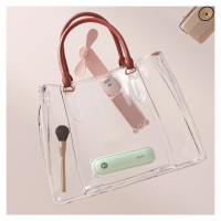 Jisulife Handheld Fan Life8 Mini Portable USB Fan with 2000mAh Power Bank and Flashlight - Green