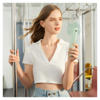 Jisulife Handheld Fan Life8 Mini Portable USB Fan with 2000mAh Power Bank and Flashlight - Green