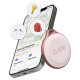 SBS Track My Circle Waterproof IP65 Locator Compatible with Apple Find My - Pink