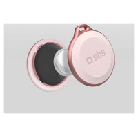 SBS Track My Circle Waterproof IP65 Locator Compatible with Apple Find My - Pink