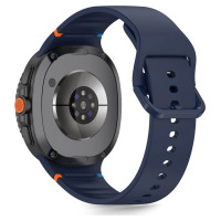 Tech-Protect Silicone Strap for Samsung Galaxy Watch 40/44/46 mm - Navy Blue