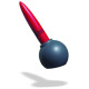 Viceversa inky patato peeler red 13532