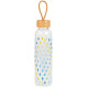 Cambridge CM06991 Raindrops Glass Bottle 550ml with Bamboo Lid