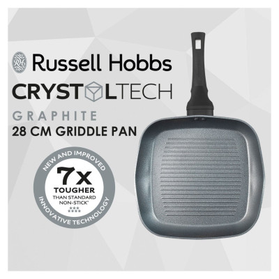 Russell Hobbs RH01861EU7 Crystaltech tall griddle 28cm