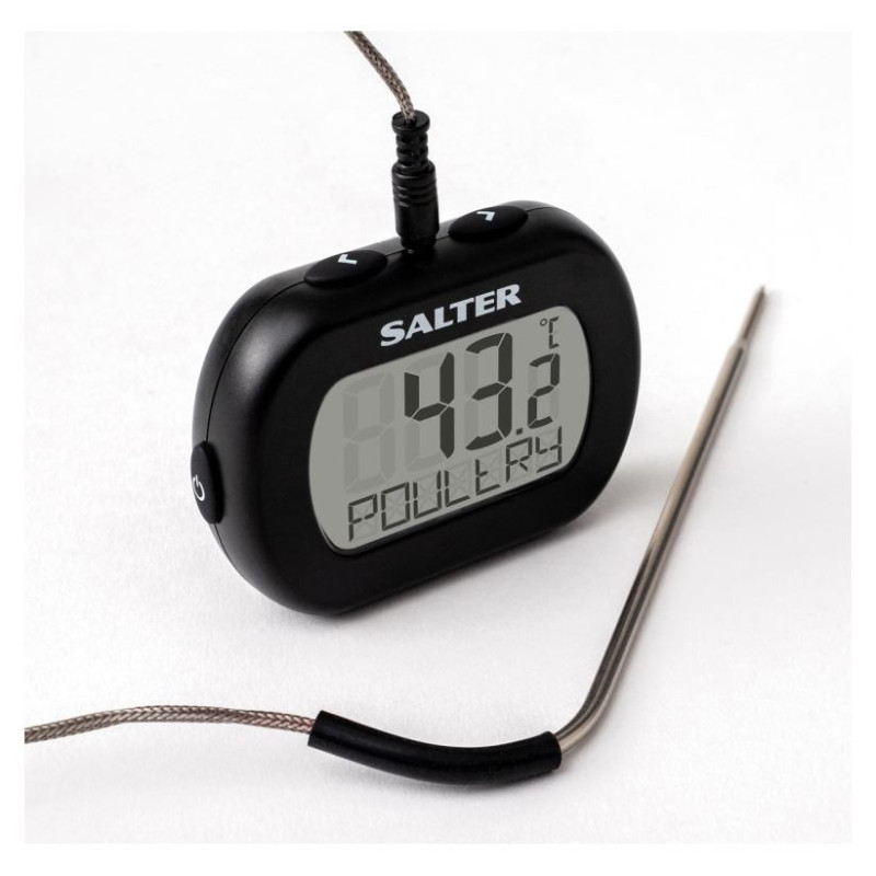 Salter 515 BKCR Leave-In Digital Thermometer