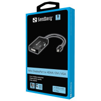 Sandberg 509-12 Adapter MiniDP>HDMI+DVI+VGA