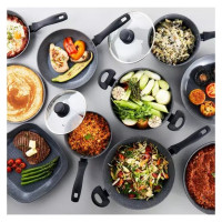 Russell Hobbs RH02814EU7 Metallic Marble 5pcs pan set