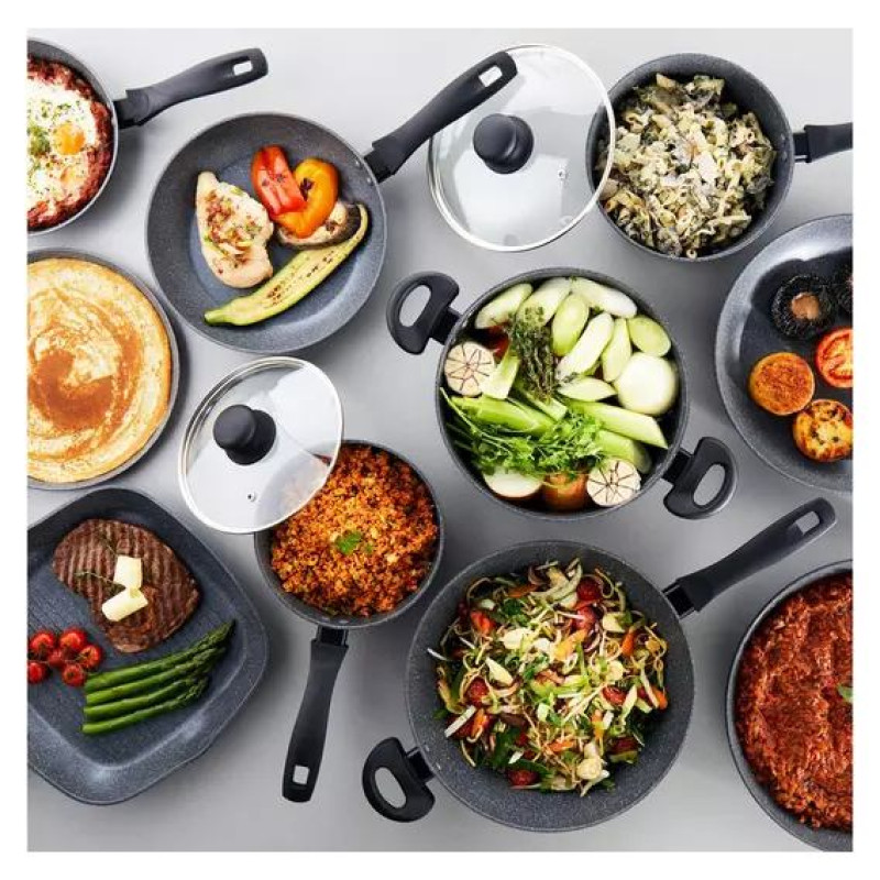 Russell Hobbs RH02814EU7 Metallic Marble 5pcs pan set