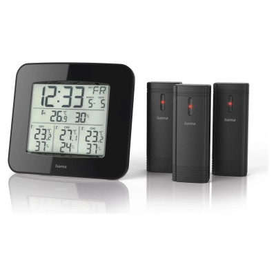 Hama 00186311 Weather station EWS-Trio Black