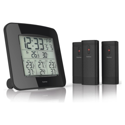 Hama 00186311 Weather station EWS-Trio Black