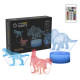 Manta SNL117RGB LED lamp Light decoration Dinosaurs RGB 3D