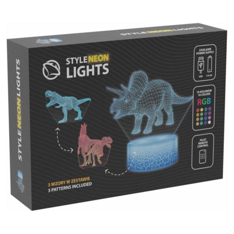 Manta SNL117RGB LED lamp Light decoration Dinosaurs RGB 3D