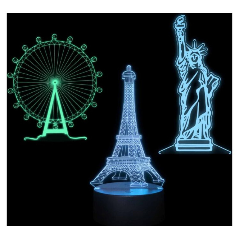 Manta SNL125RGB LED lamp Light decoration Buildings RGB 3D