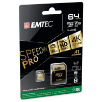 Emtec mSD 64GB UHS-I U3 V30 A1 SpeedIN Pro