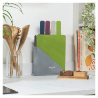Salter BW047683EU7 Multicoloured 4-Piece Chopping Board Set