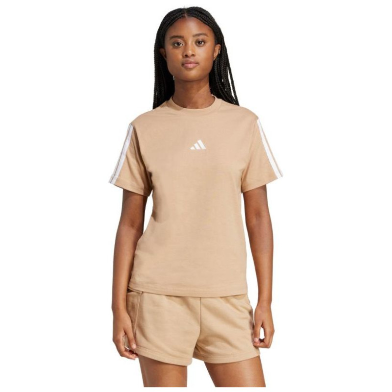 Nike adidas Essentials 3-Stripes Cotton T-shirt W JV7359 (XS)