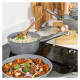 Salter BW02986G1EU7 Marblestone 3-Piece Saucepan Set - 16/18/20cm