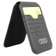 Audi Leather Wallet Card MagSafe magnetic with stand - black
