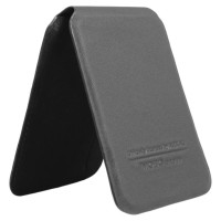 Audi Leather Wallet Card MagSafe magnetic with stand - black