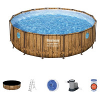 Bestway 56725 Power Steel Swim Vista Series Pool Set