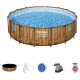 Bestway 56725 Power Steel Swim Vista Series Pool Set
