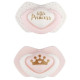 Canpol Babies Mānekļi "ROYAL BABY" silikona simetriskās formas 0-6 mēn., Canpol 22/650 pink (2 gab.)