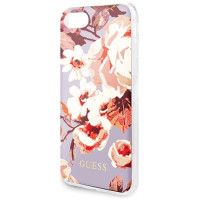 Guess GUHCI8PCUTRFL02 iPhone 7/8/SE 2020 / SE 2022 lilac/lilac N°2 Flower Collection Shiny