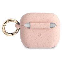 Guess GUA3SGGEP AirPods 3 cover pink/pink Silicone Glitter