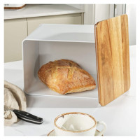 Salter BW12899WEU7 Toronto Bread Bin White/Wooden