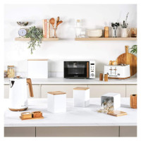 Salter BW12899WEU7 Toronto Bread Bin White/Wooden